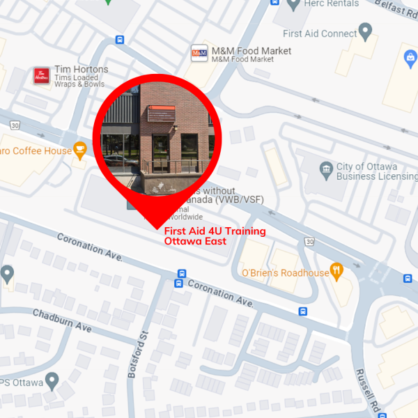 First Aid Training Facility Ottawa East. First Aid Training in Ottawa, Ontario.