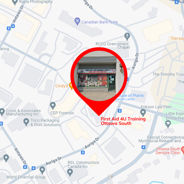 First Aid Training Facility Ottawa South. First Aid Training in Ottawa, Ontario.