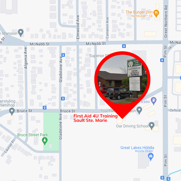 First Aid Training Facility Sault Ste. Marie. First Aid Training in Sault Ste. Marie, Ontario.